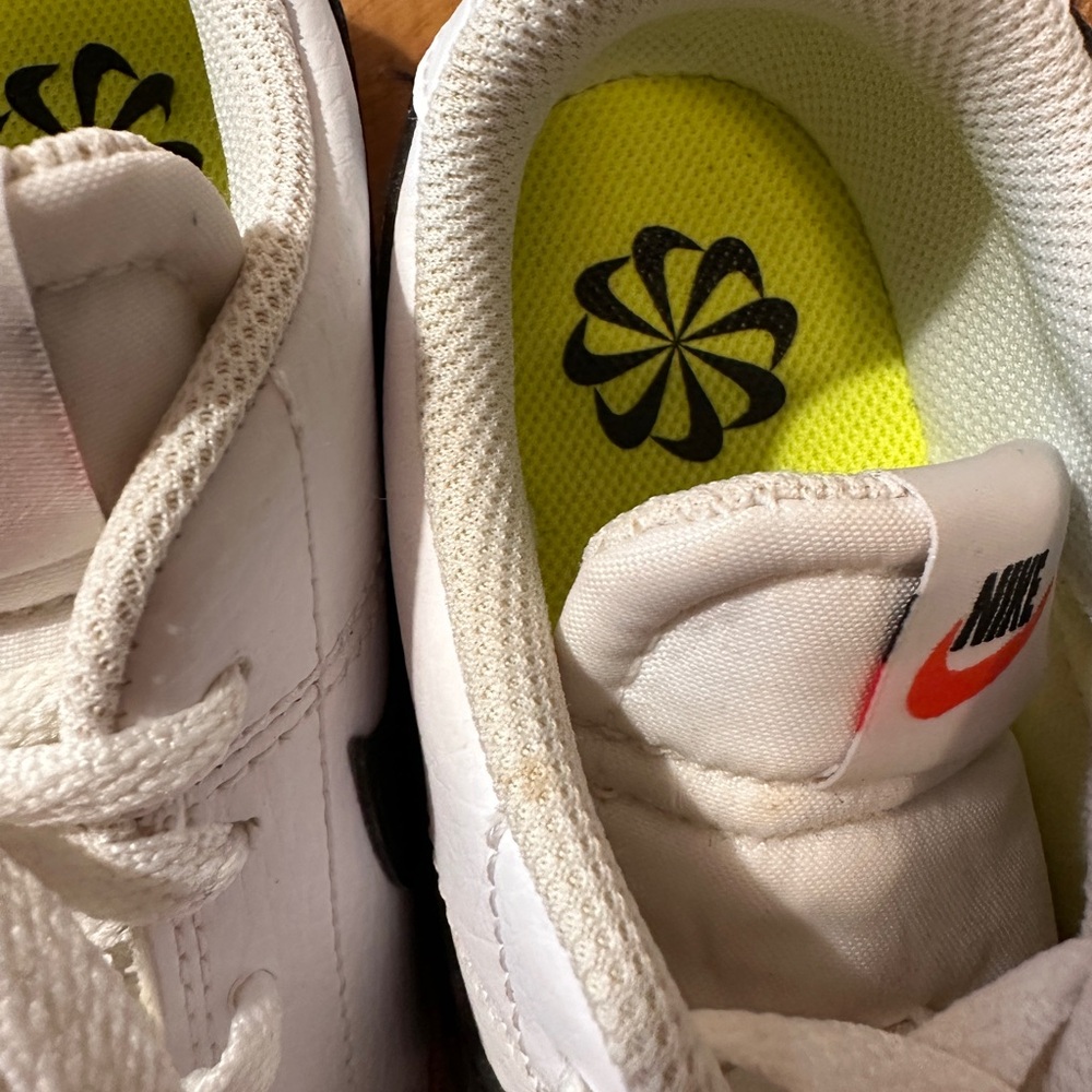 Nike White and Tan Sneakers - Picture 3 of 11